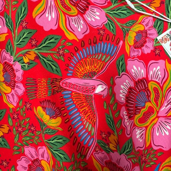 NWT Sezane x Farm Rio collab - Pippa Dress - floral/tropical/bird print - size L - Picture 14 of 17